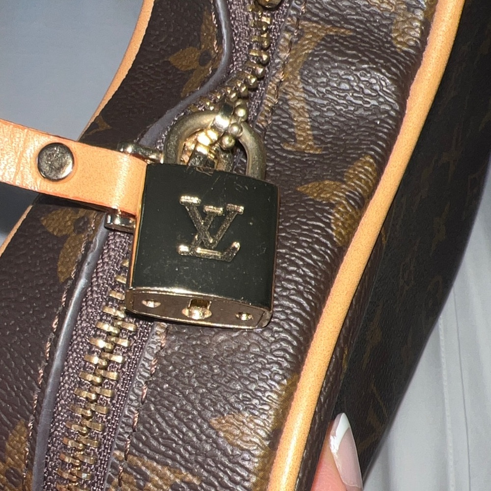 Louis Vuitton Heart-Shaped Monogram Crossbody Bag with Red Accent - Picture 14 of 17